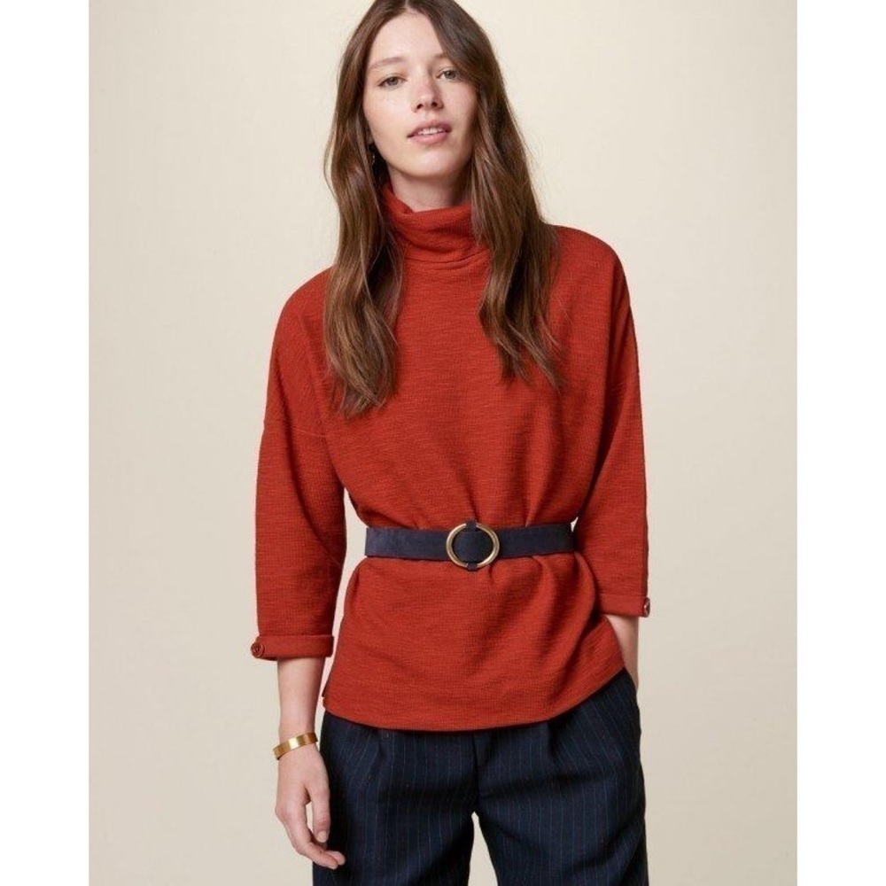 Sessun Massala Cotton Janis Sweatshirt in Red Small